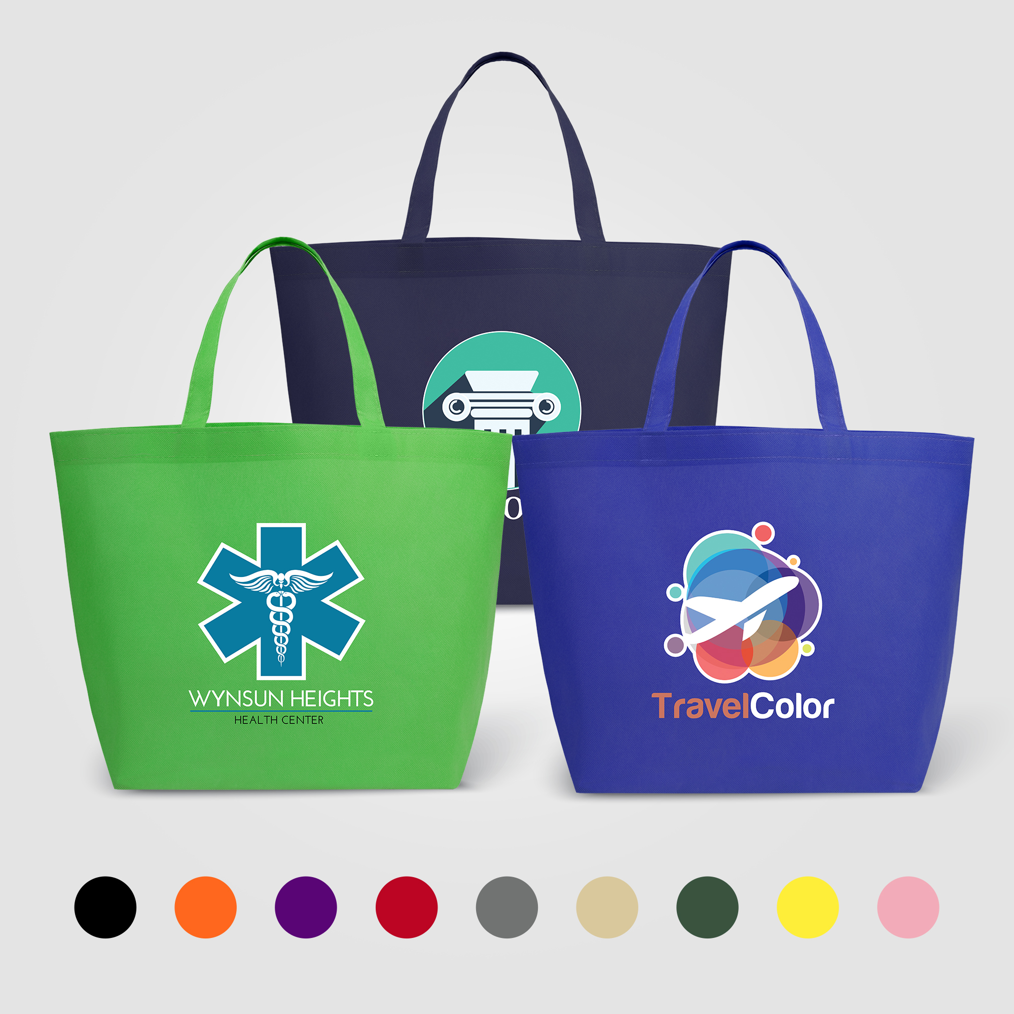 Daypack - Drawstring Backpack - 210D Polyester